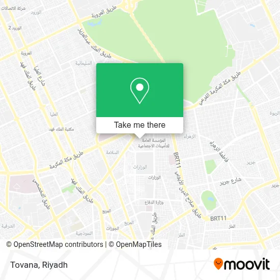 Tovana map