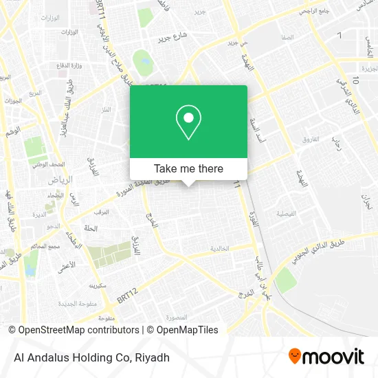 Al Andalus Holding Co map