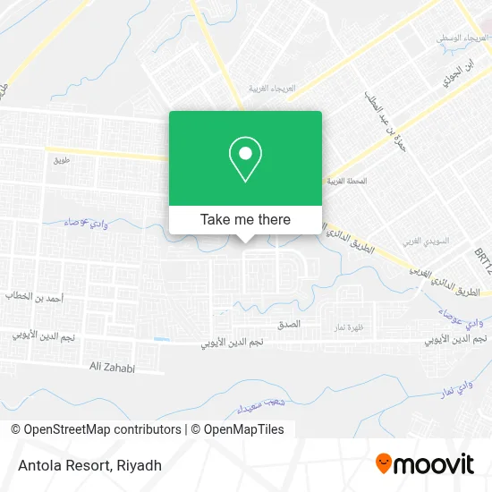 Antola Resort map