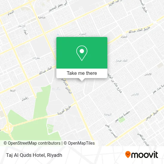 Taj Al Quds Hotel map