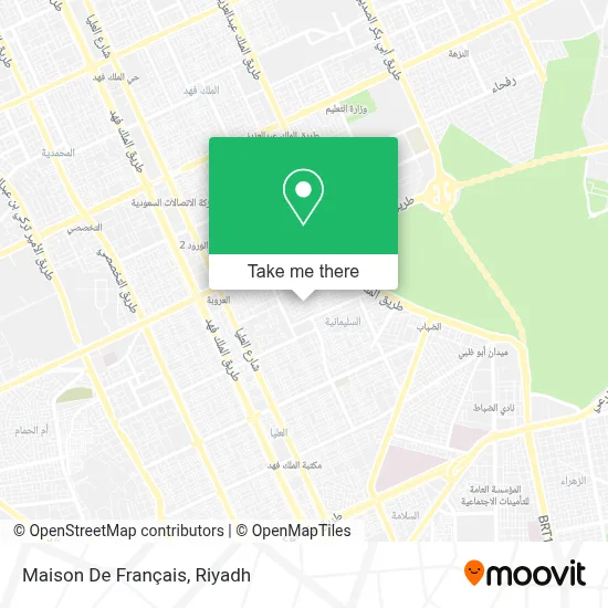 Maison De Français map