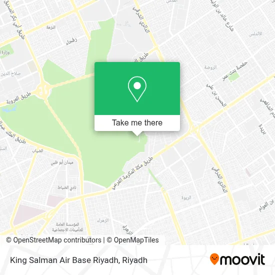 King Salman Air Base Riyadh map