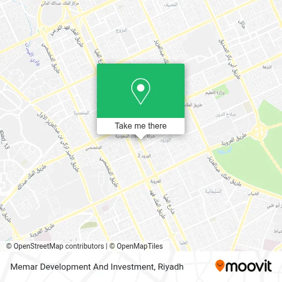 Memar Development And Investment map