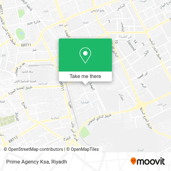 Prime Agency Ksa map