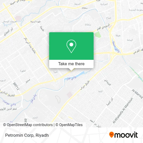 Petromin Corp map
