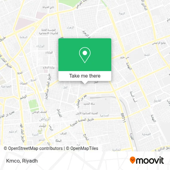 Kmco map