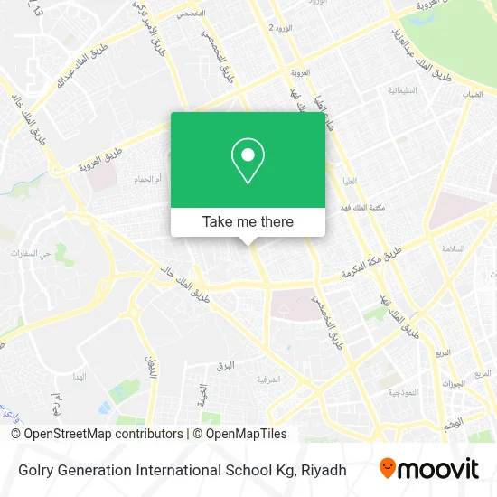 Golry Generation International School Kg map