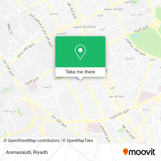 Arenasaudi map
