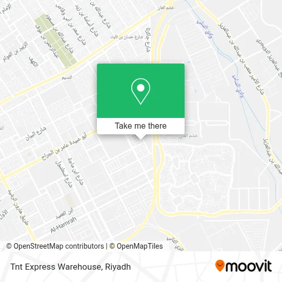 Tnt Express Warehouse map