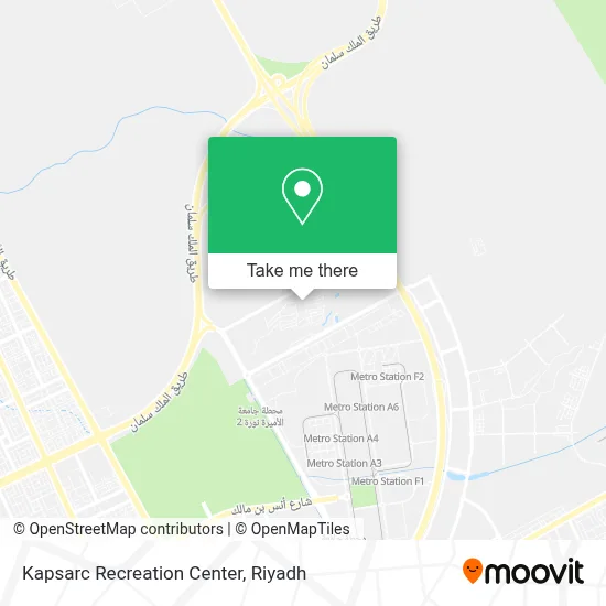 Kapsarc Recreation Center map