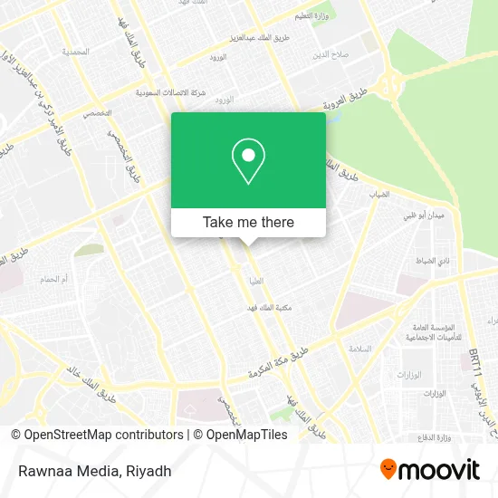 Rawnaa Media map