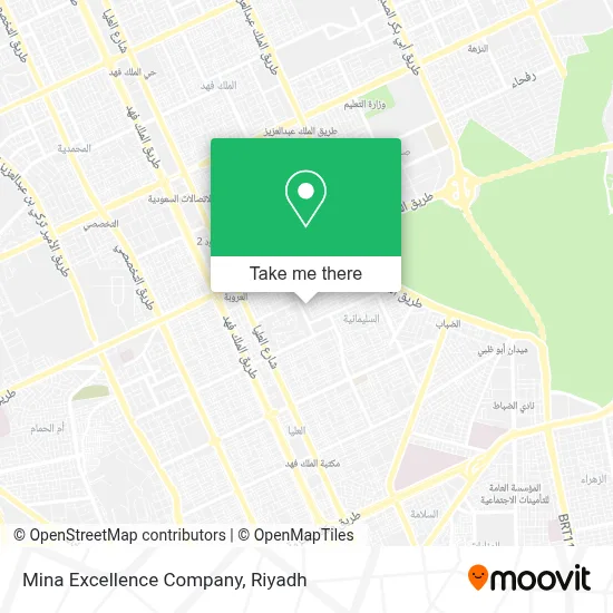 Mina Excellence Company map