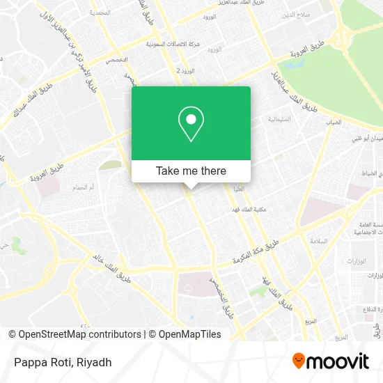 Pappa Roti map