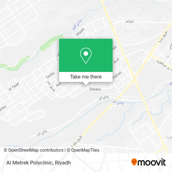 Al Metrek Polyclinic map