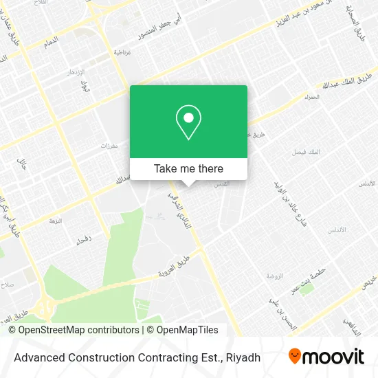 Advanced Construction Contracting Est. map