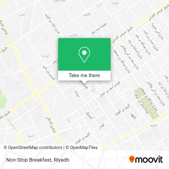 Non-Stop Breakfast map