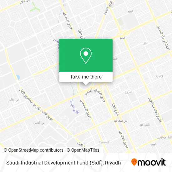 Saudi Industrial Development Fund (Sidf) map