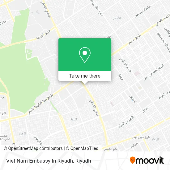Viet Nam Embassy In Riyadh map