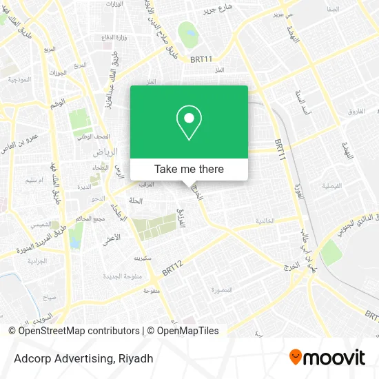 Adcorp Advertising map