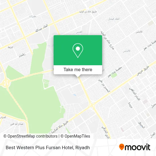Best Western Plus Fursan Hotel map