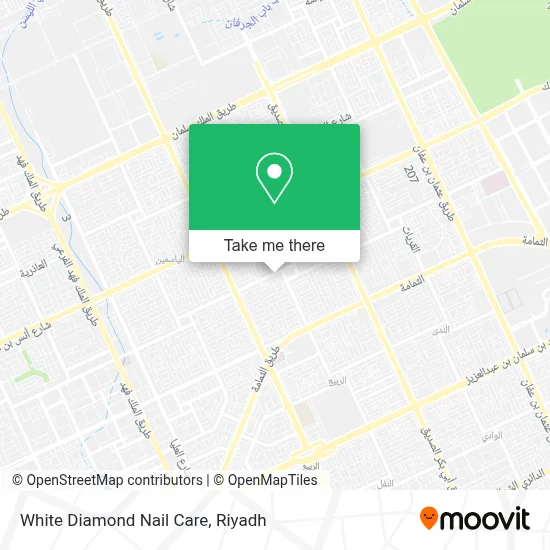 White Diamond Nail Care map