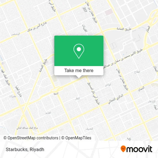 Starbucks map
