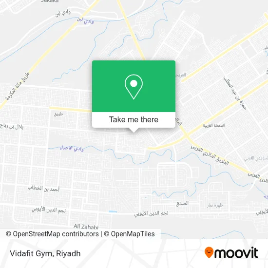 Vidafit Gym map