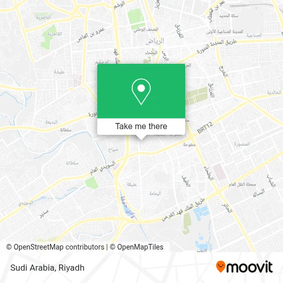 Sudi Arabia map