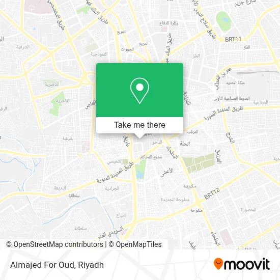 Almajed For Oud map