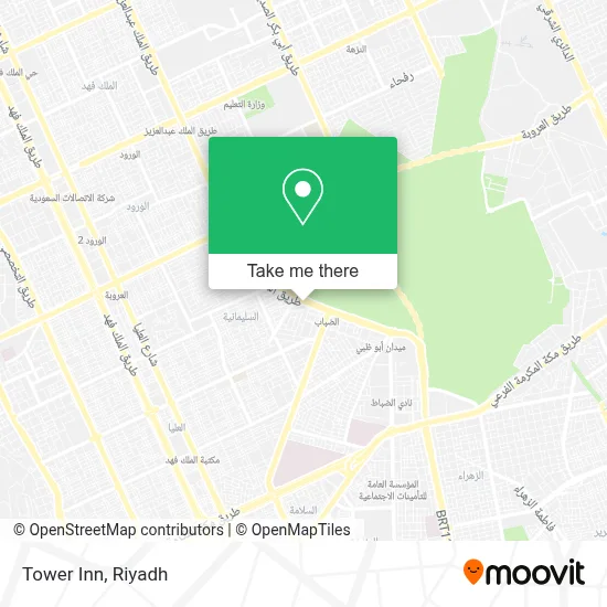 Tower Inn map