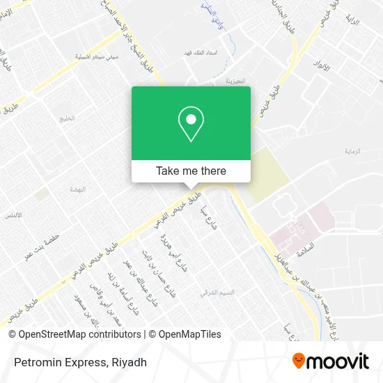 Petromin Express map