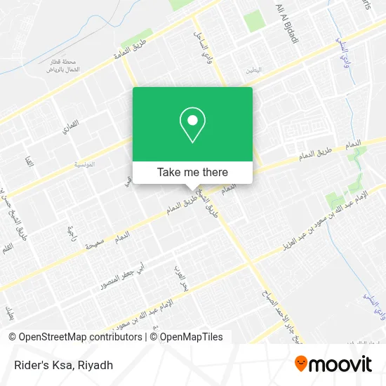 Rider's Ksa map