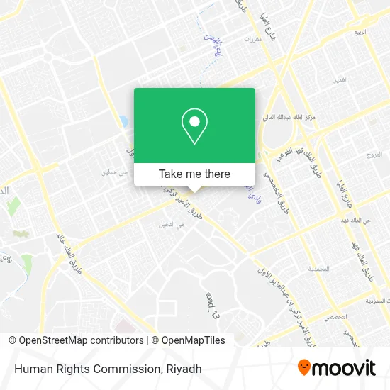 Human Rights Commission map