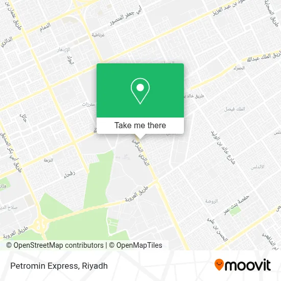 Petromin Express map