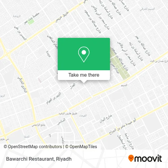 Bawarchi Restaurant map