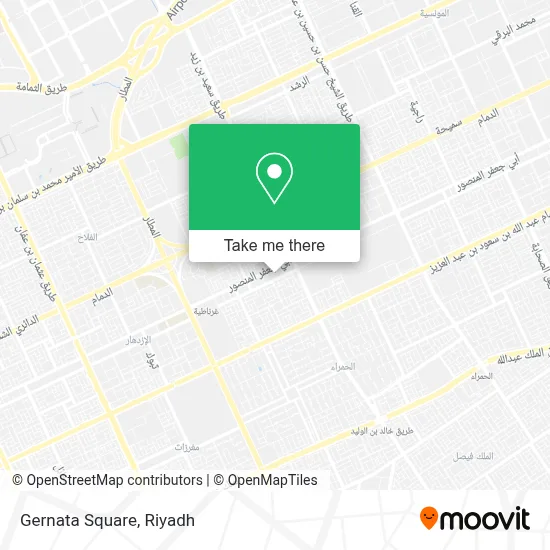 Gernata Square map