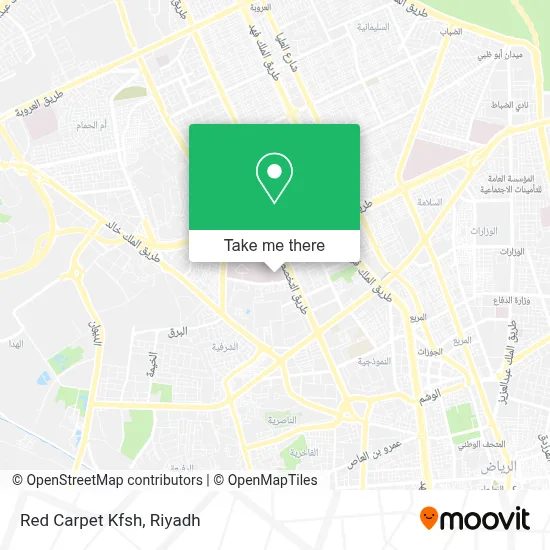 Red Carpet Kfsh map