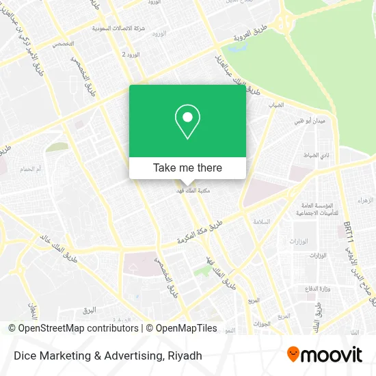 Dice Marketing & Advertising map