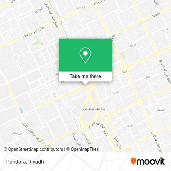 Pandora map
