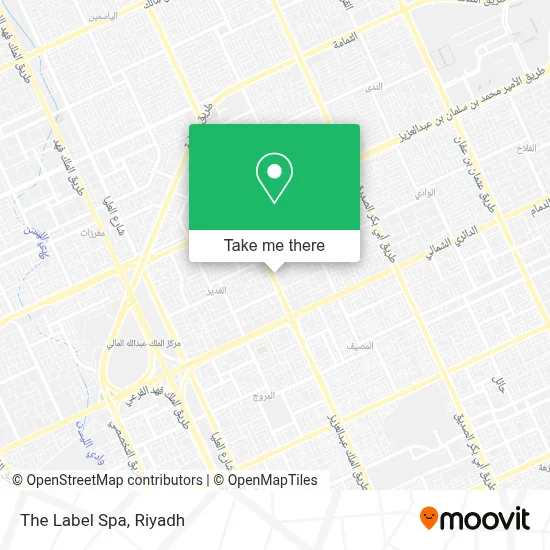 The Label Spa map