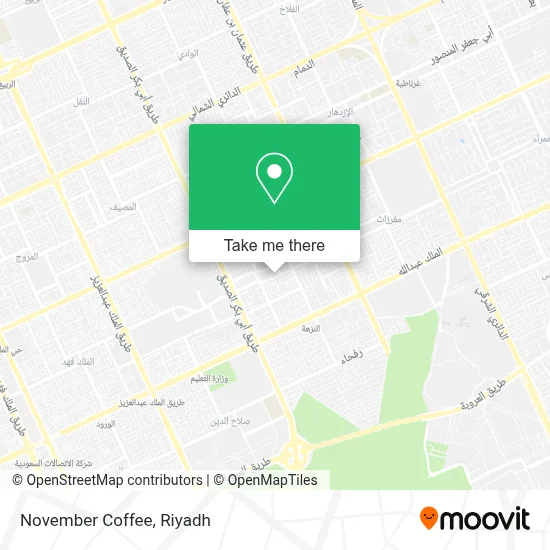 November Coffee map