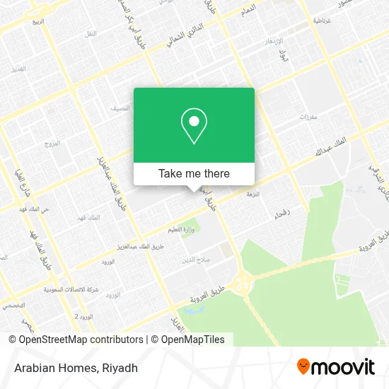 Arabian Homes map