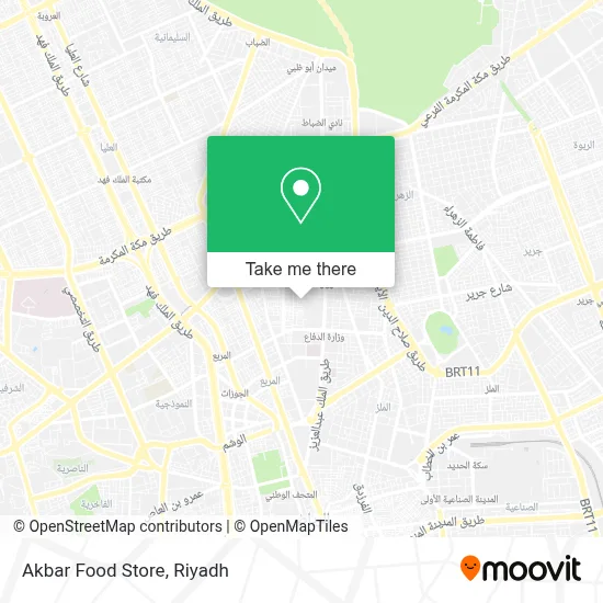 Akbar Food Store map