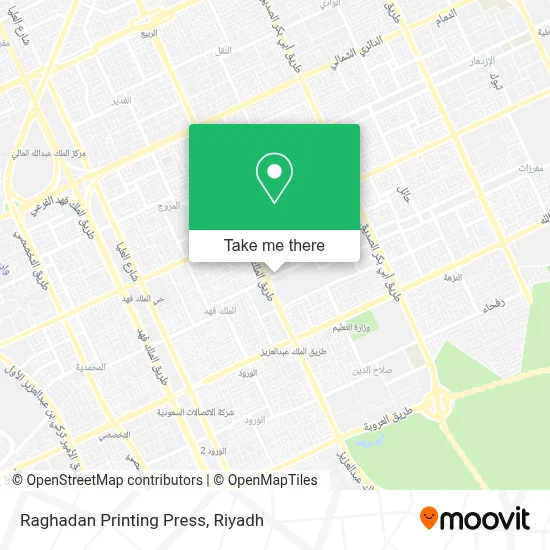 Raghadan Printing Press map