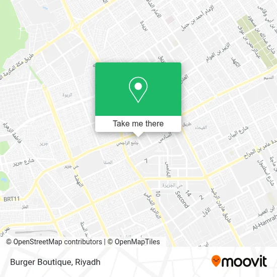 Burger Boutique map