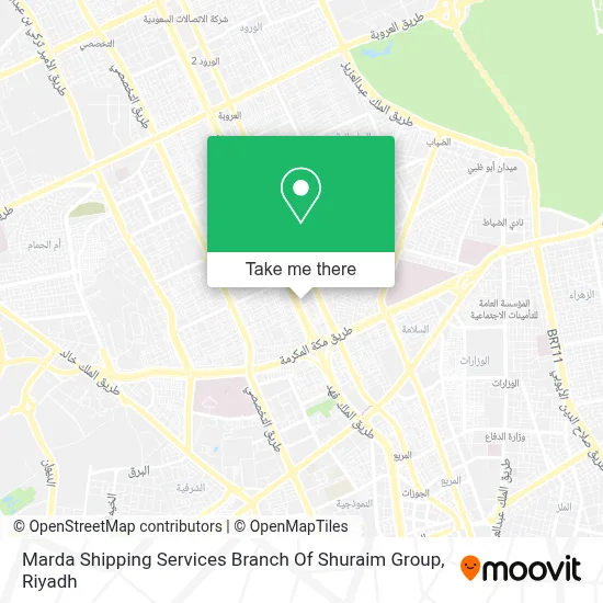 Marda Shipping Services Branch Of Shuraim Group map
