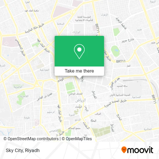 Sky City map