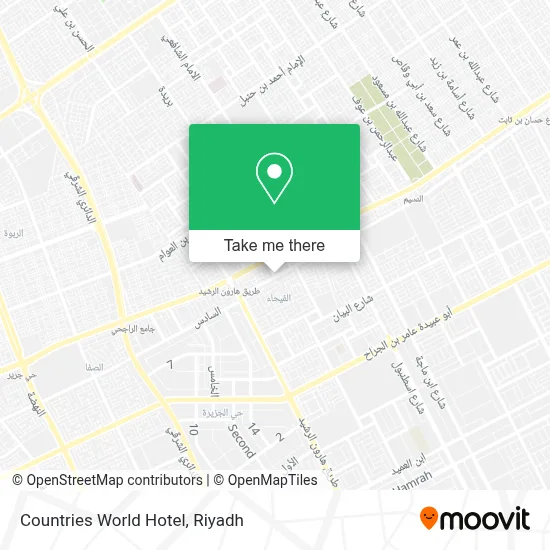 Countries World Hotel map
