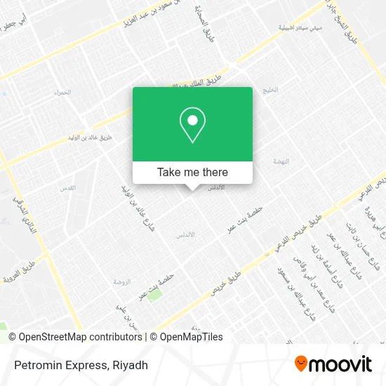 Petromin Express map