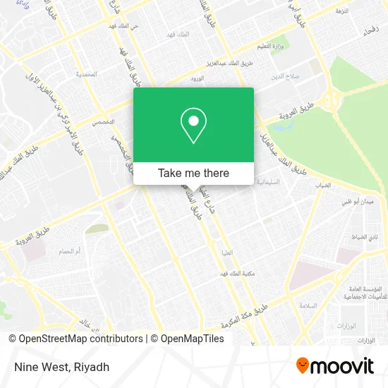 Nine West map